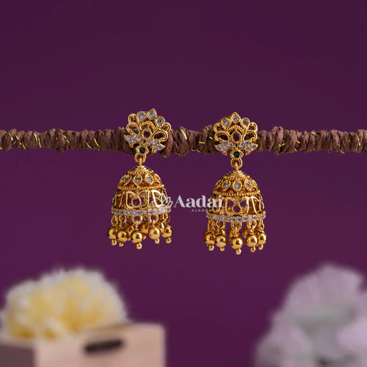 Floral Nakshi Cute Jhumka