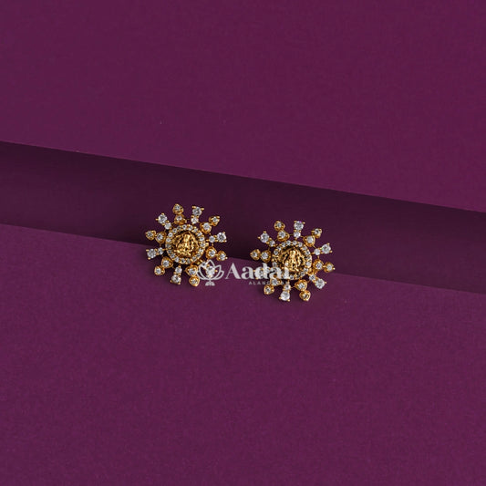 Antique Stone Lakshmi Cute Stud