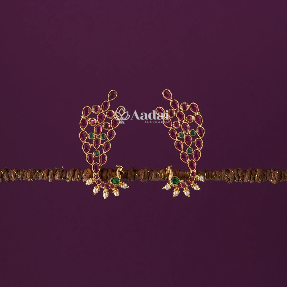 Peacock Bluetooth Style Earring