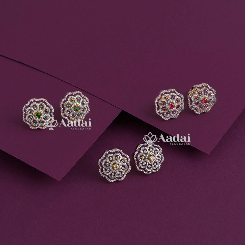 Timeless Floral Stud