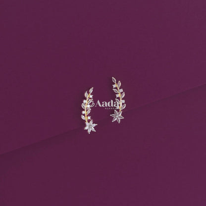 Alluring Diamond Look Alike Ear Cuff / Stud