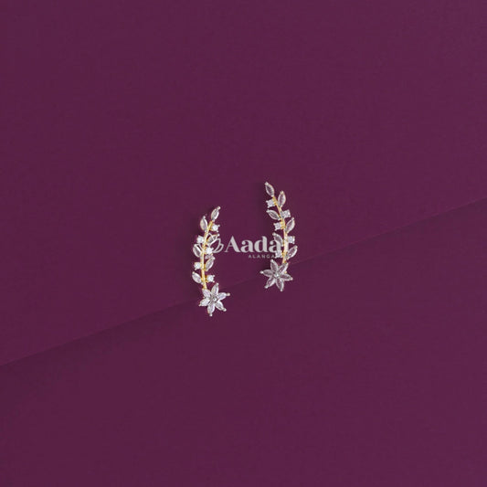 Alluring Diamond Look Alike Ear Cuff / Stud