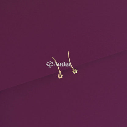 Star Diamond Look Alike Ear Cuff /  Stud