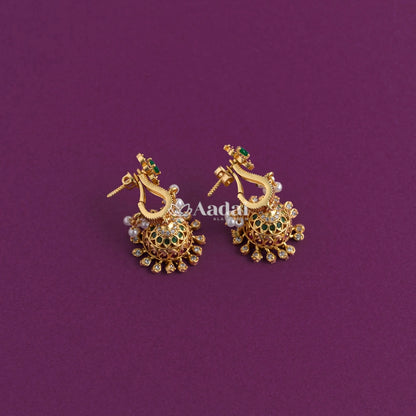Crimson Cute Jhumka 