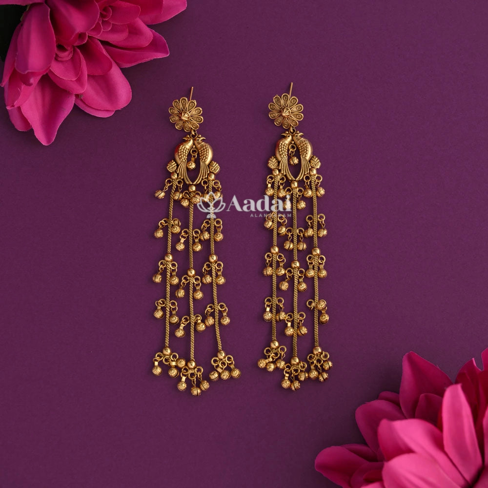 Verdant Kashmiri Style Earring