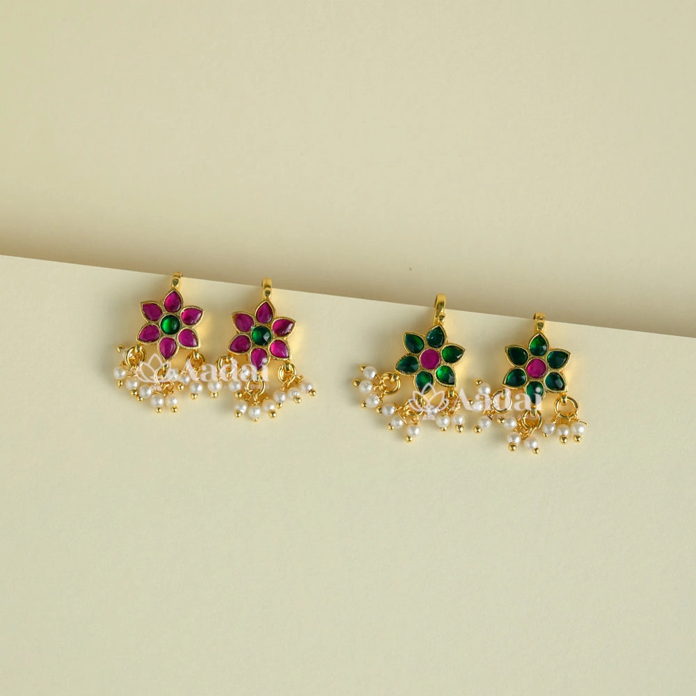 Stunning Floral Jadau Bugadi