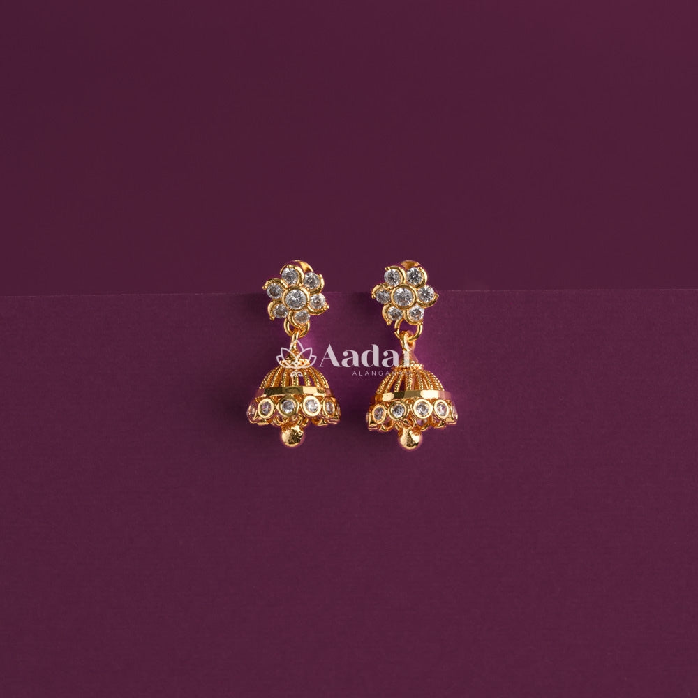Floral Little Jhumka