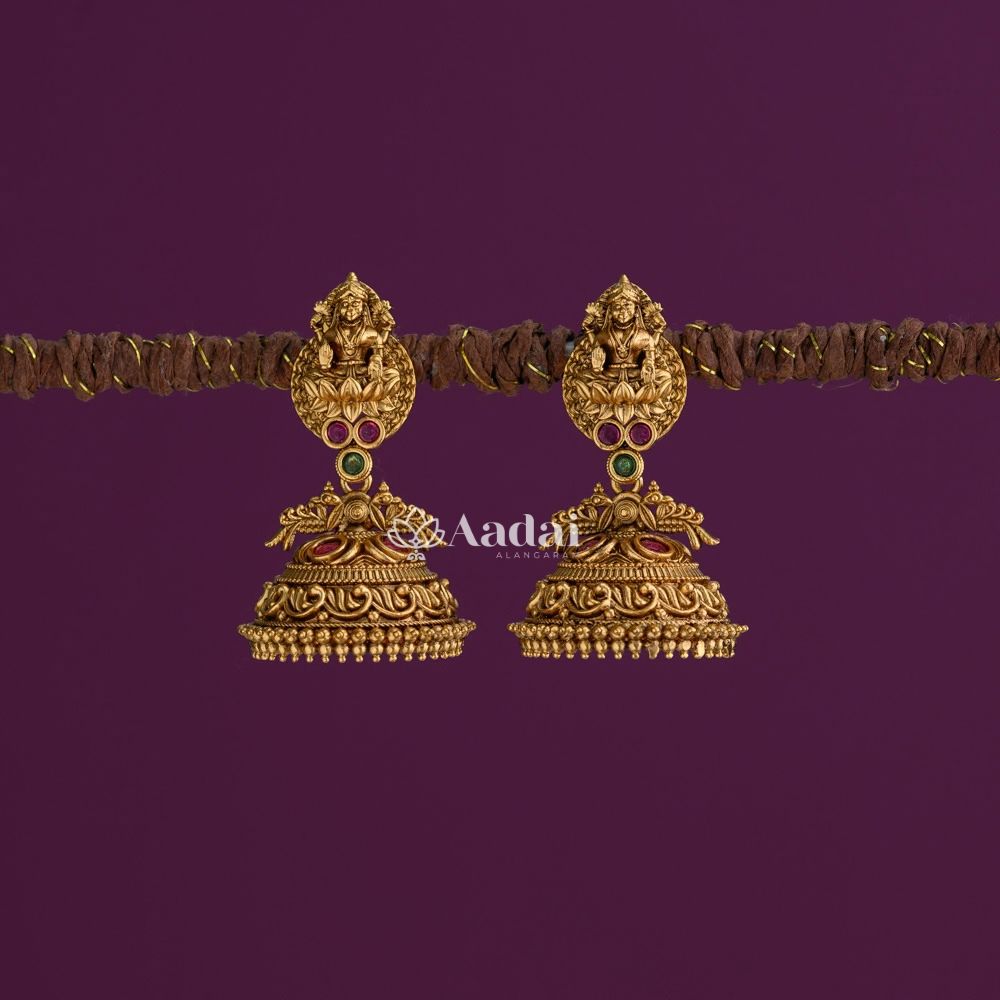 Majestic Antique Lakshmi Jhumka 