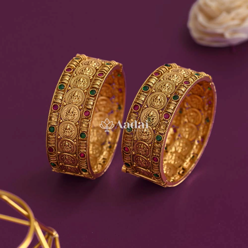 Coin lakshmi Kada bangle