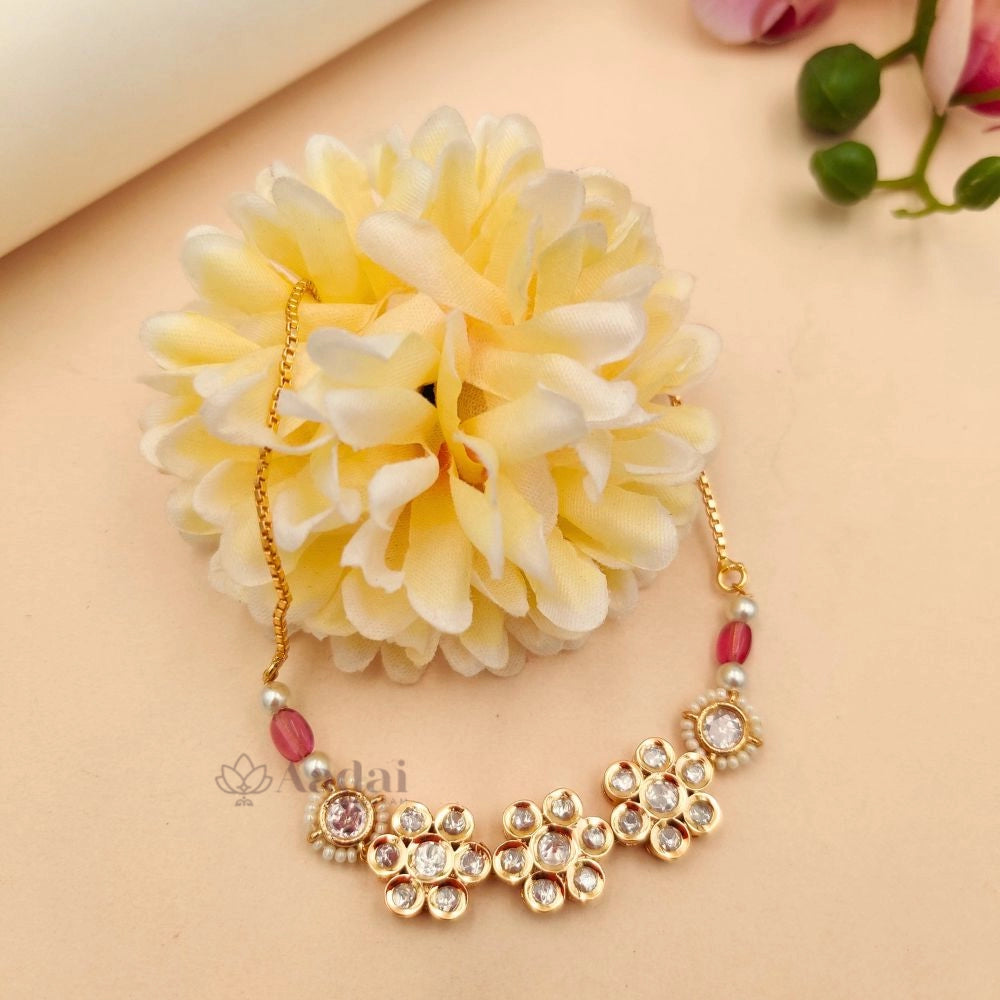 Floral Kundan Bracelet