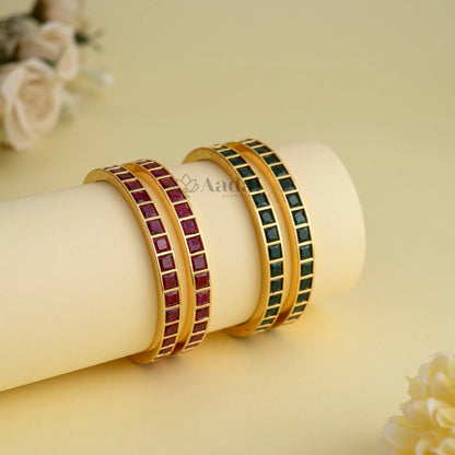 Classic kemp bangle - Ruby