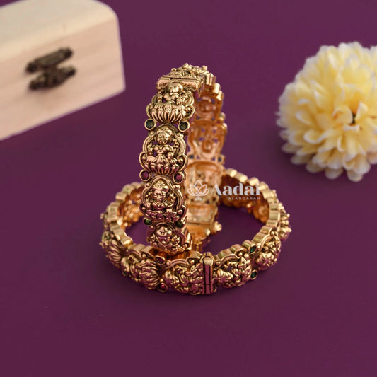 Gaja Lakshmi Antique Kada Bangle