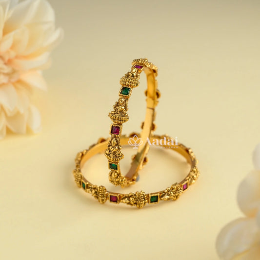 Verdant Antique Lakshmi Kids Bangle 