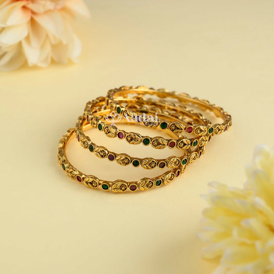 Crimson Floral Kids Bangle 