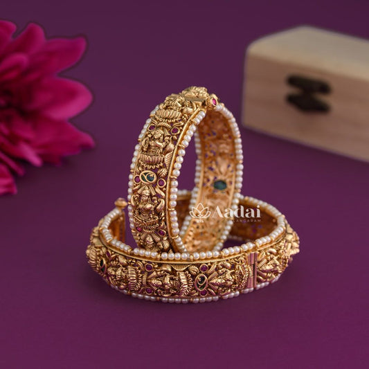 Propitious Lakshmi Antique Bangle