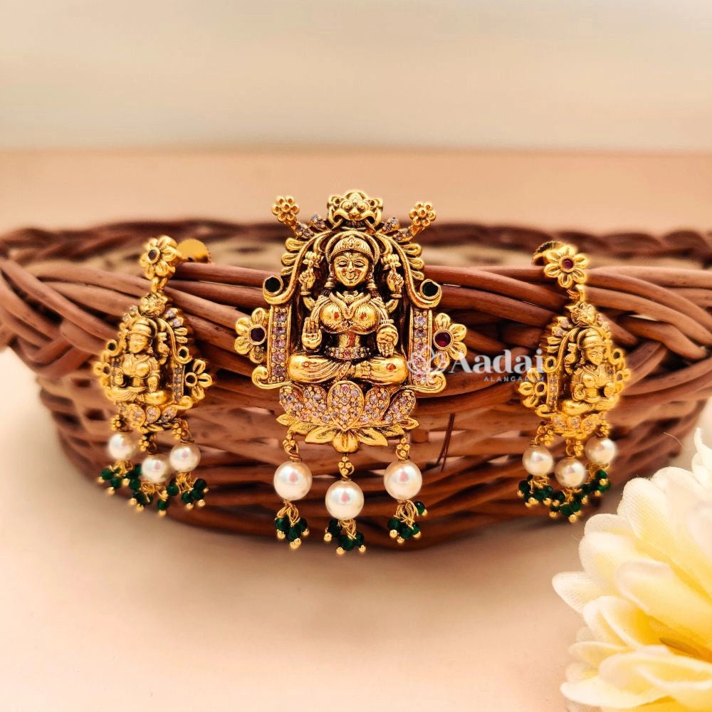 Antique Lakshmi Pendant Set