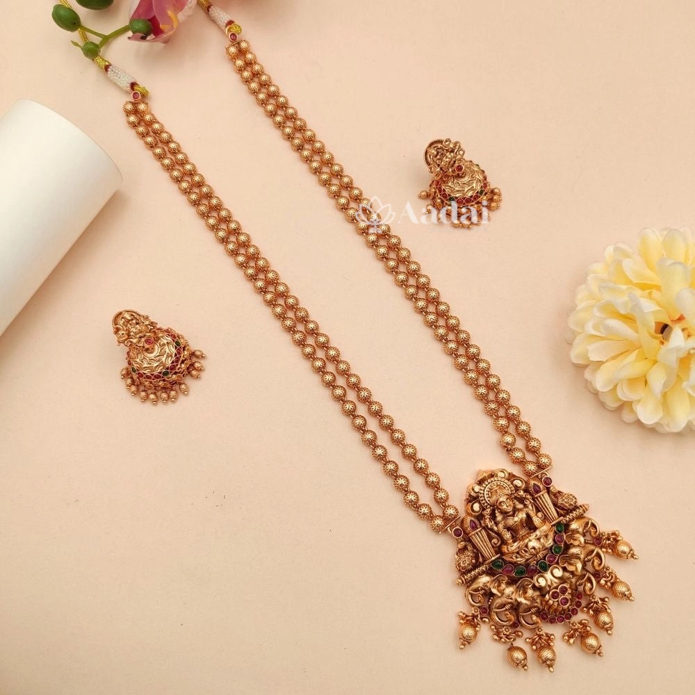 Double Layer Lakshmi Necklace