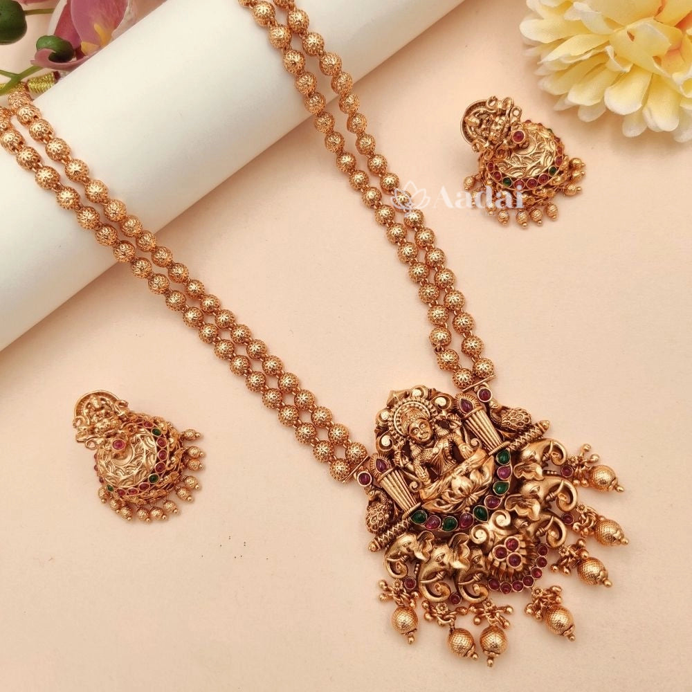 Double Layer Lakshmi Necklace