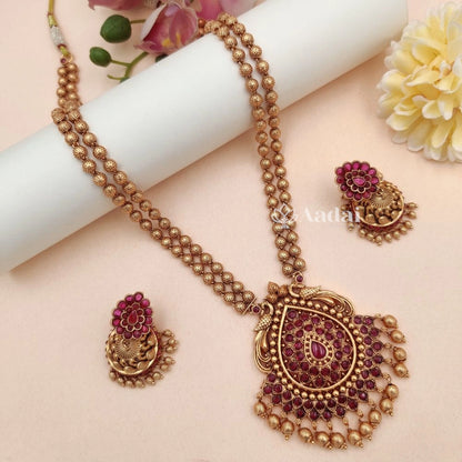 Elegant Floral Long Pendant Chain