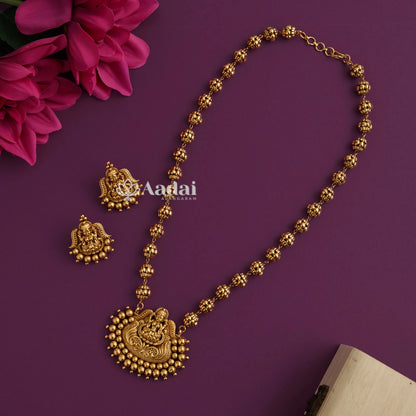 Classic Lakshmi Antique Beaded Necklace