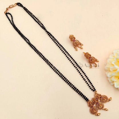 Floral Lakshmi Mangalsutra