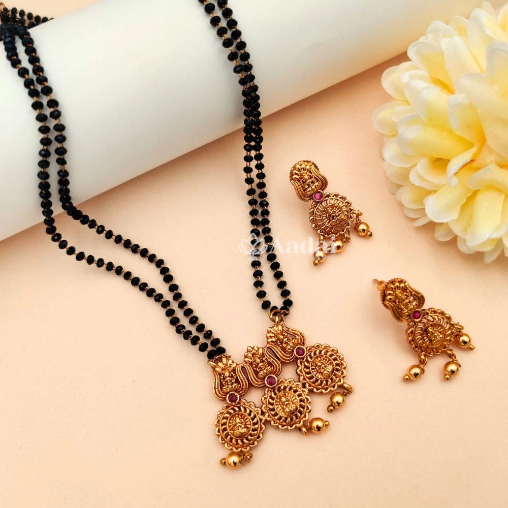 Floral Lakshmi Mangalsutra