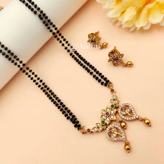 Floral Mangalsutra Set