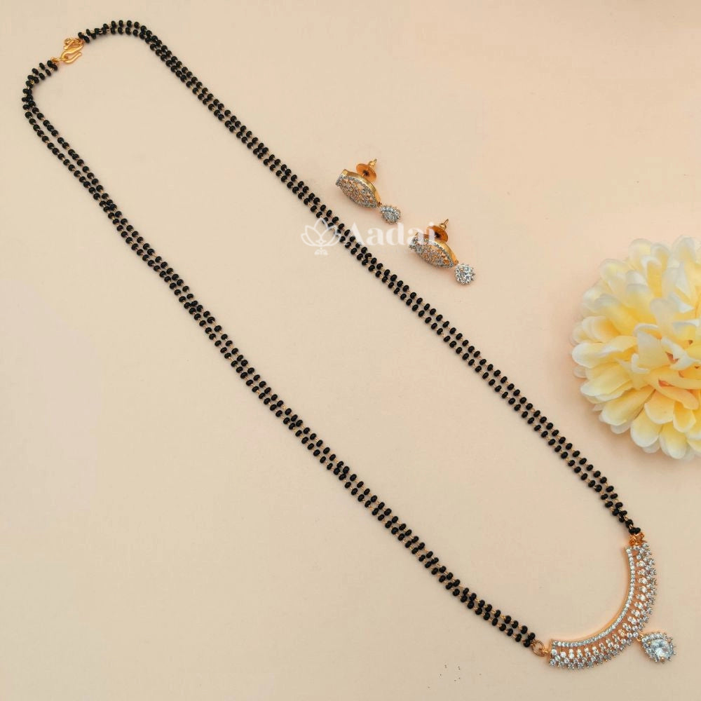 Zircon Mangalsutra Set