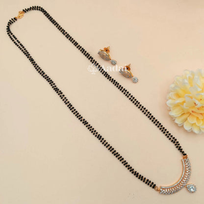 Zircon Mangalsutra Set