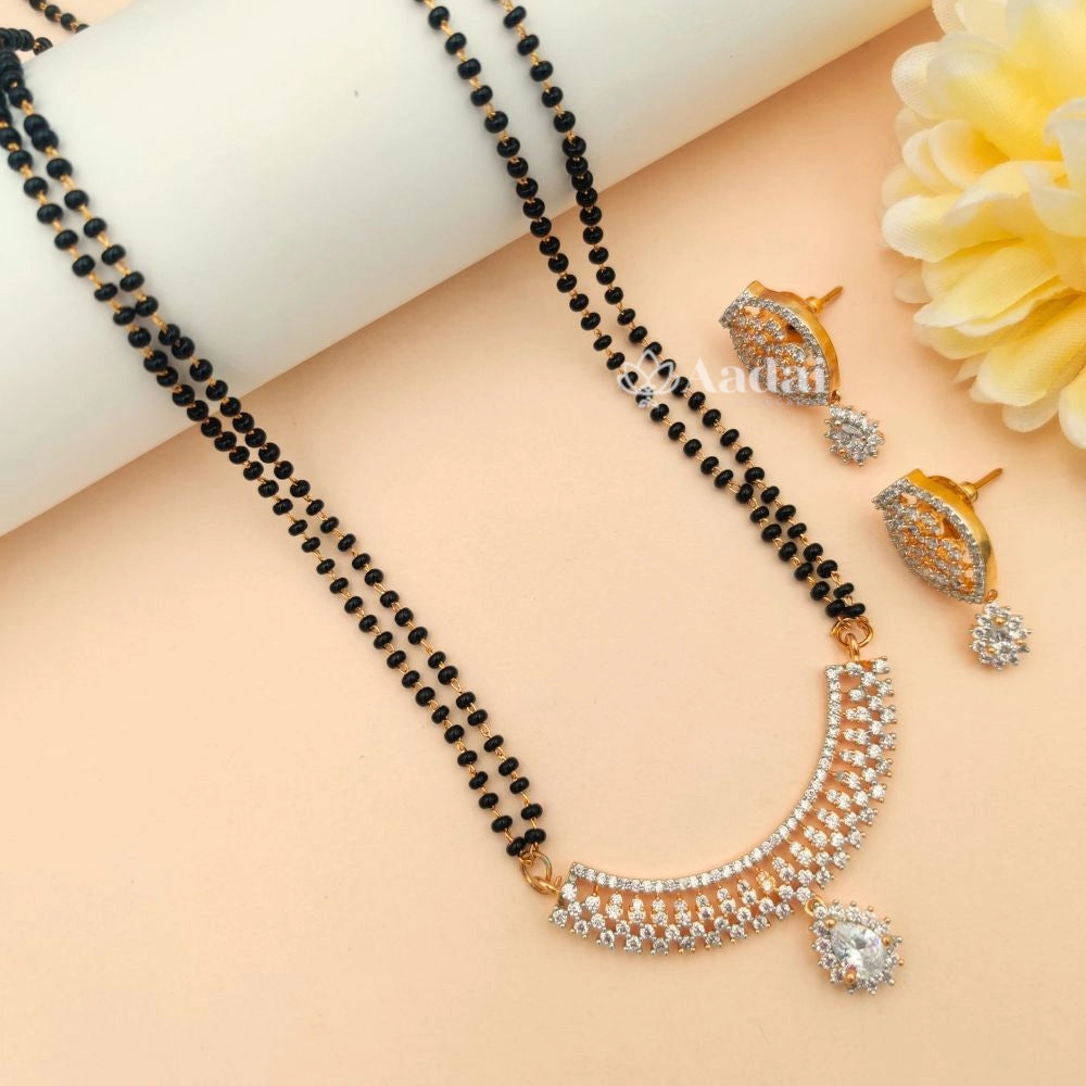 Zircon Mangalsutra Set