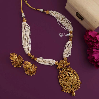 RESPLENDENT LAKSHMI BEADED SET