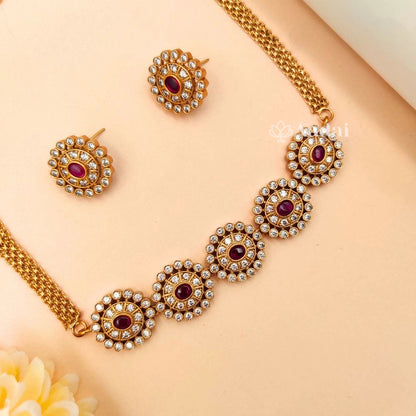 Cute AD Choker - Ruby