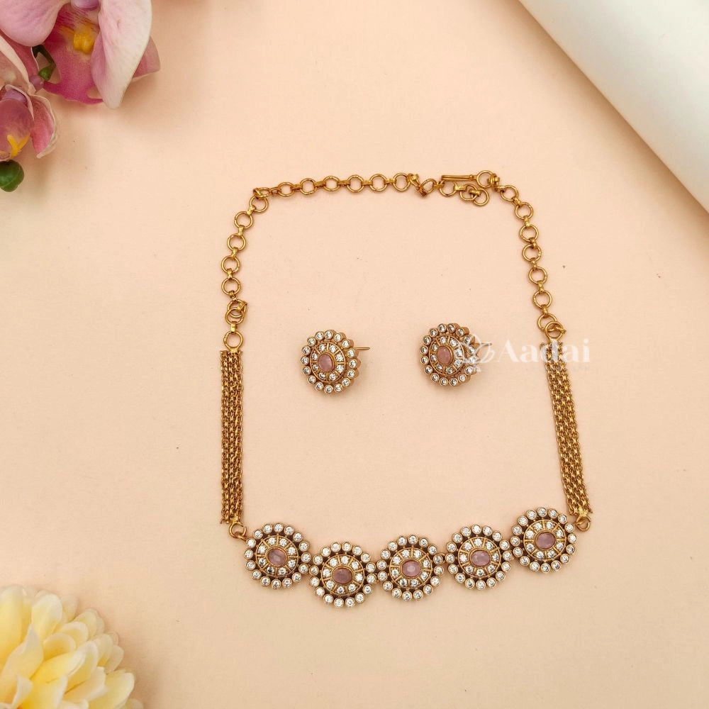 Cute AD Choker - Pink