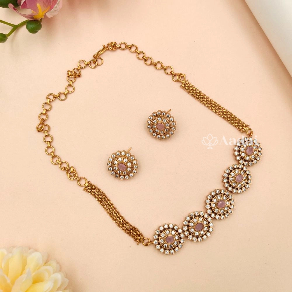 Cute AD Choker - Pink