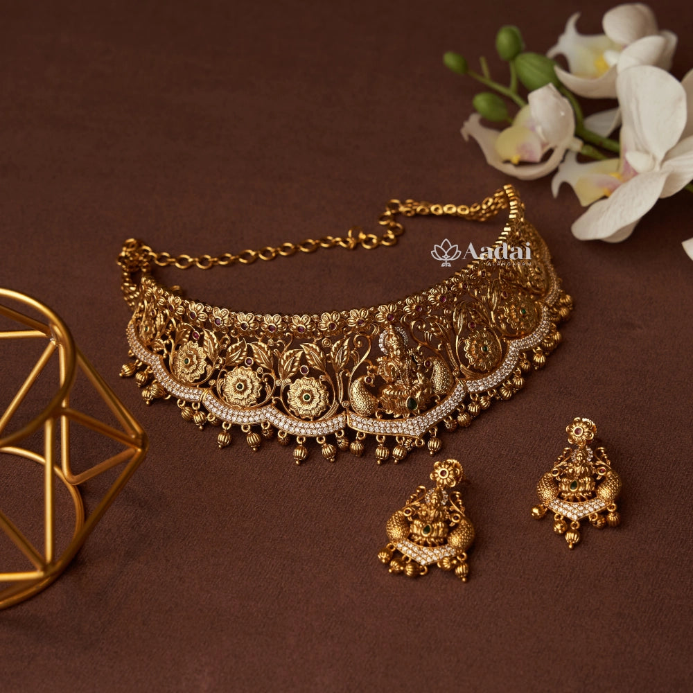 Antique lakshmi choker