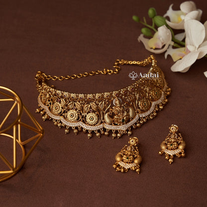 Antique lakshmi choker