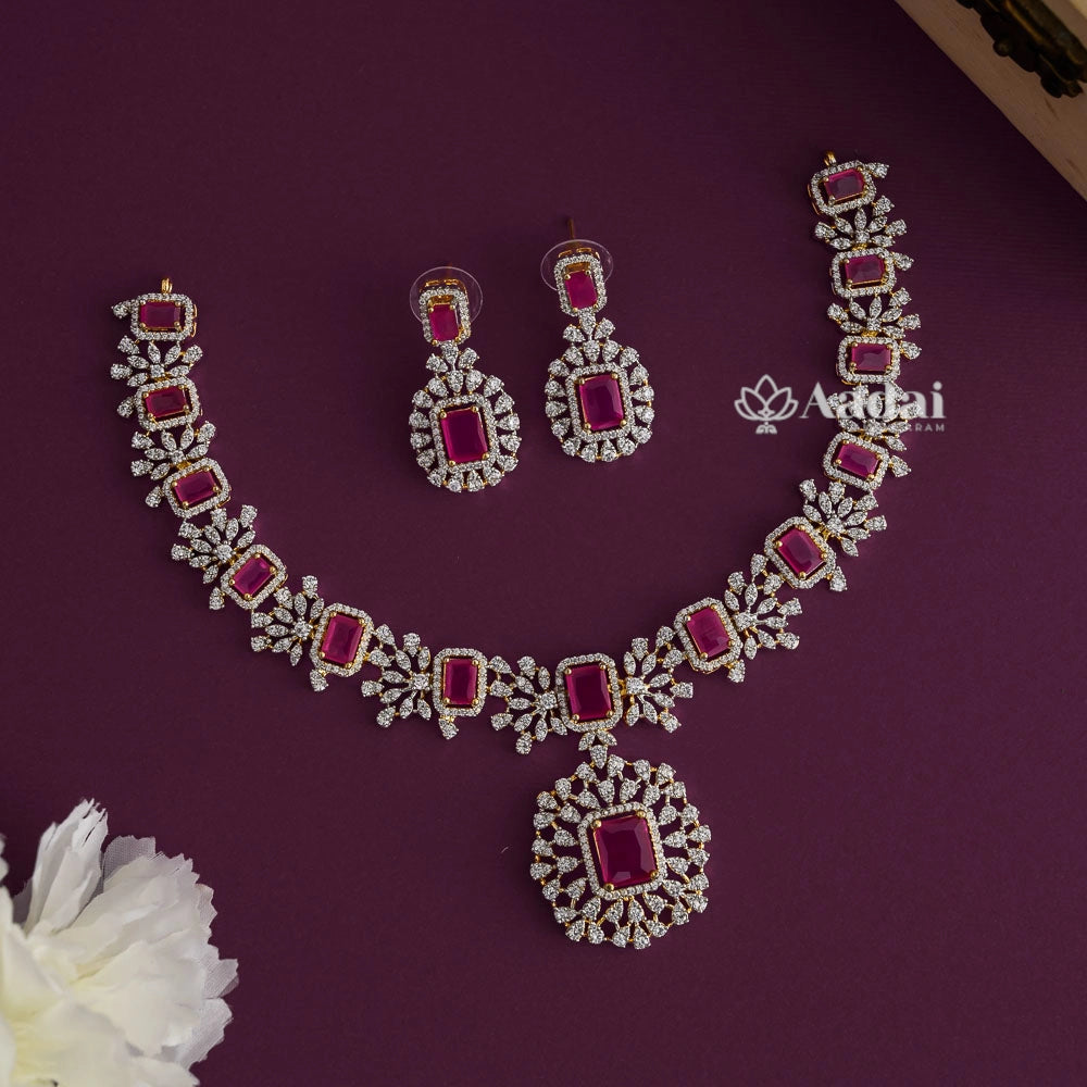 CZ Diamond Replica Necklace