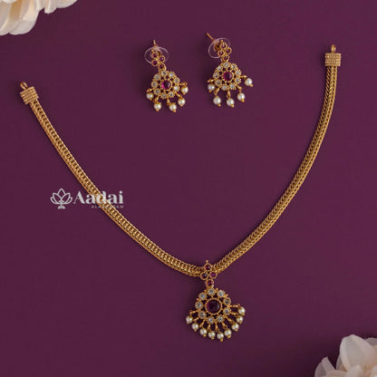 Classic Cute Elegant Attigai - Ruby