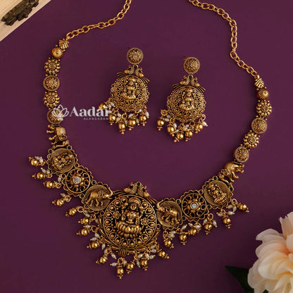 Majestic Antique Nakshi Necklace 