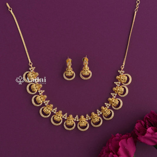 Enchanted Sparkling Lakshmi Necklace