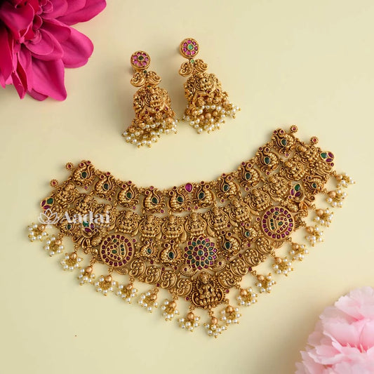 Royal Antique Lakshmi Grand Necklace