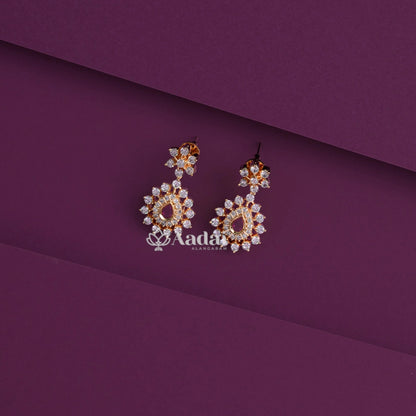 Sparkling Unique Diamond Replica Necklace - Ruby