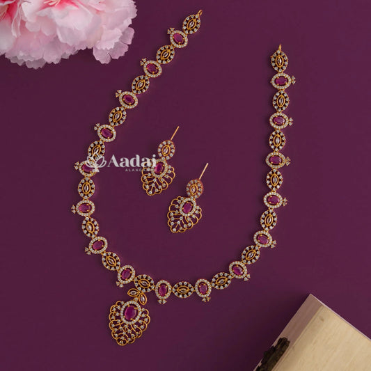 Stunning Kemp AD Necklace Set - Ruby