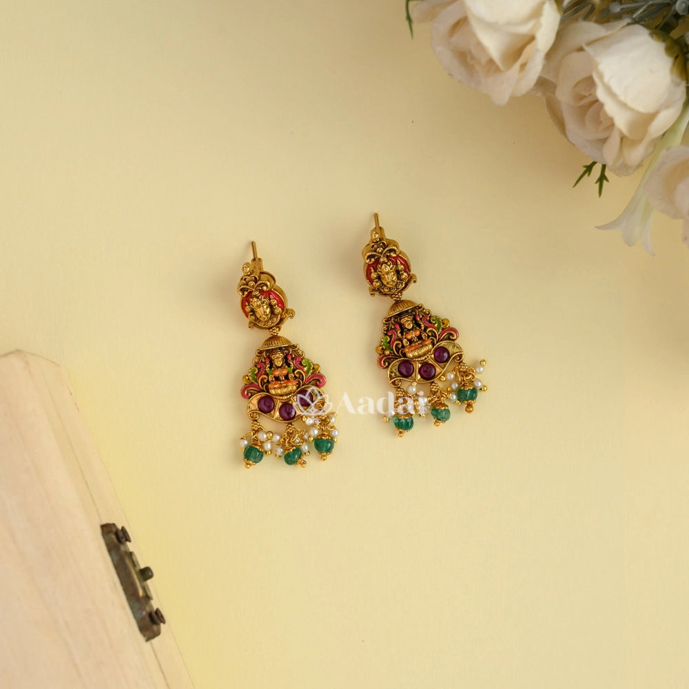 Eleanor Laxmi Antique Enamel Necklace