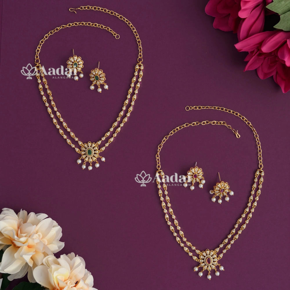 Simple AD Layer Necklace