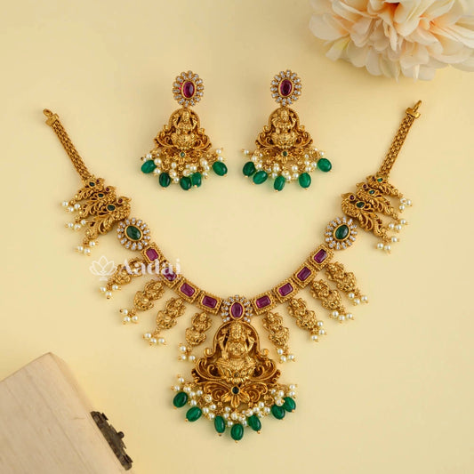 Eleanor Lakshmi Nakshi Necklace 