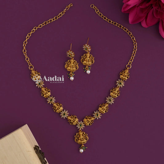 Monumental Lakshmi Antique Necklace 