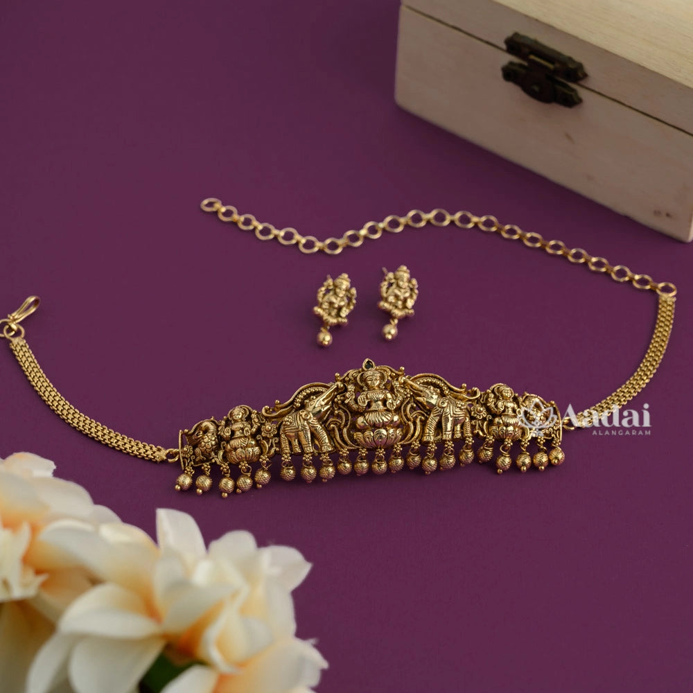 Prodigious Gaja Lakshmi Choker
