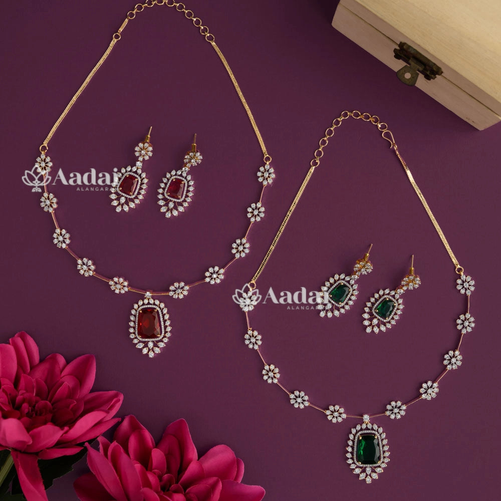 Marquise Bloom Diamond Replica Necklace