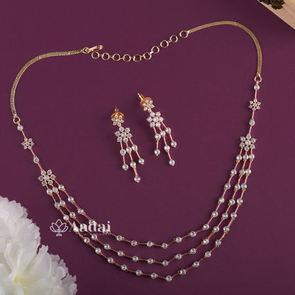Celestial Diamond Replica Layer Necklace
